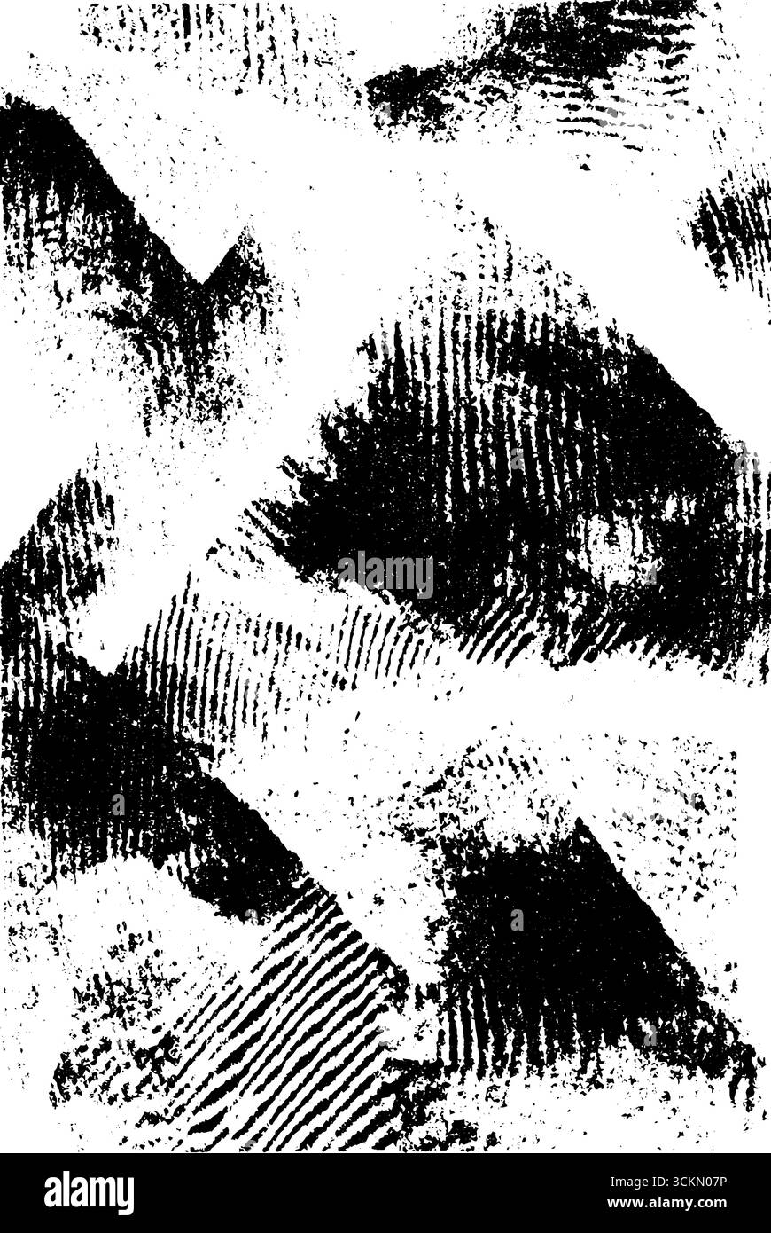 Abstract crumpled photocopy texture with distorted lines for artistic ...