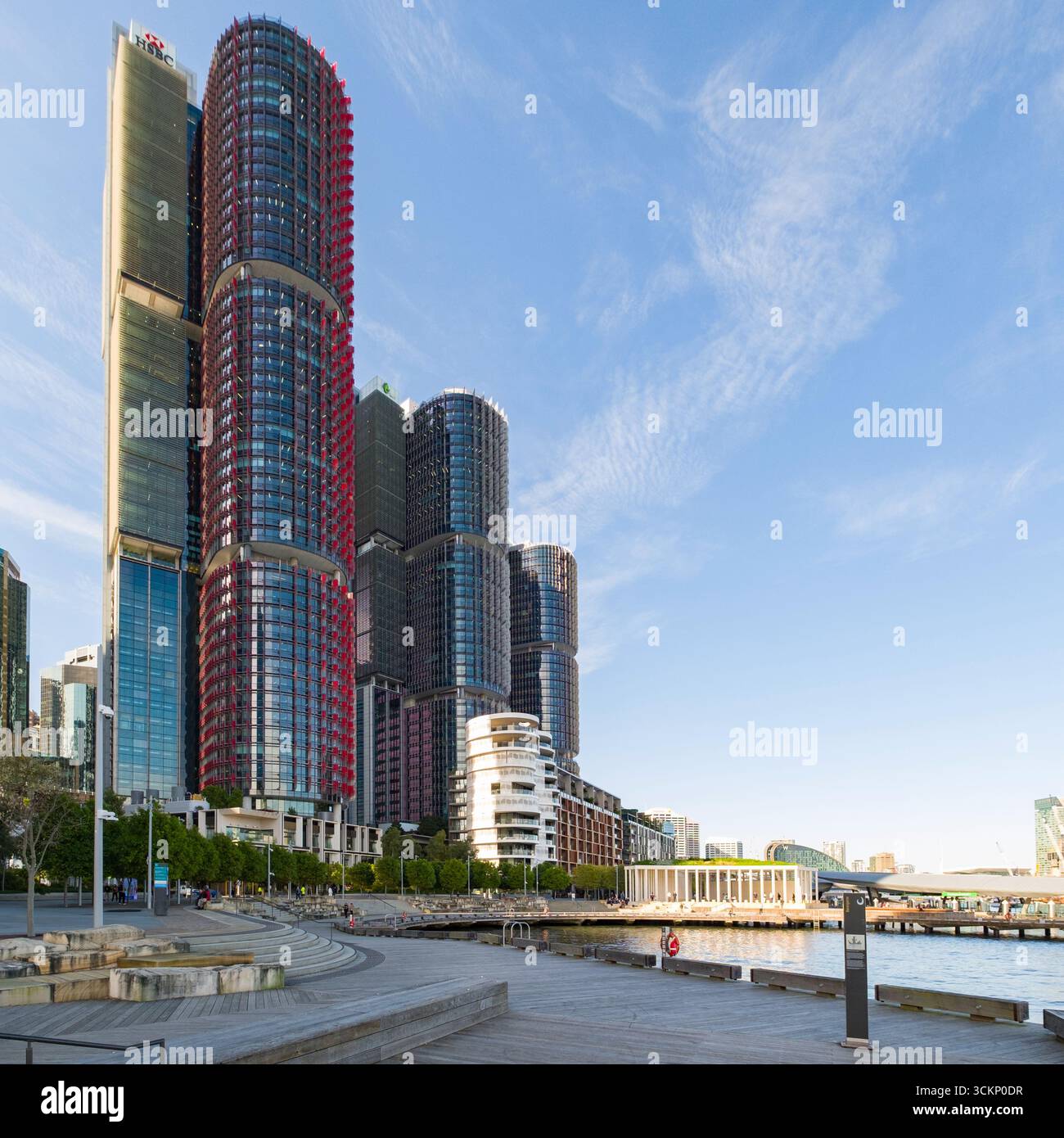 Large construction site with multiple tall cranes building modern high ... - Contemporary High-Rise Buildings