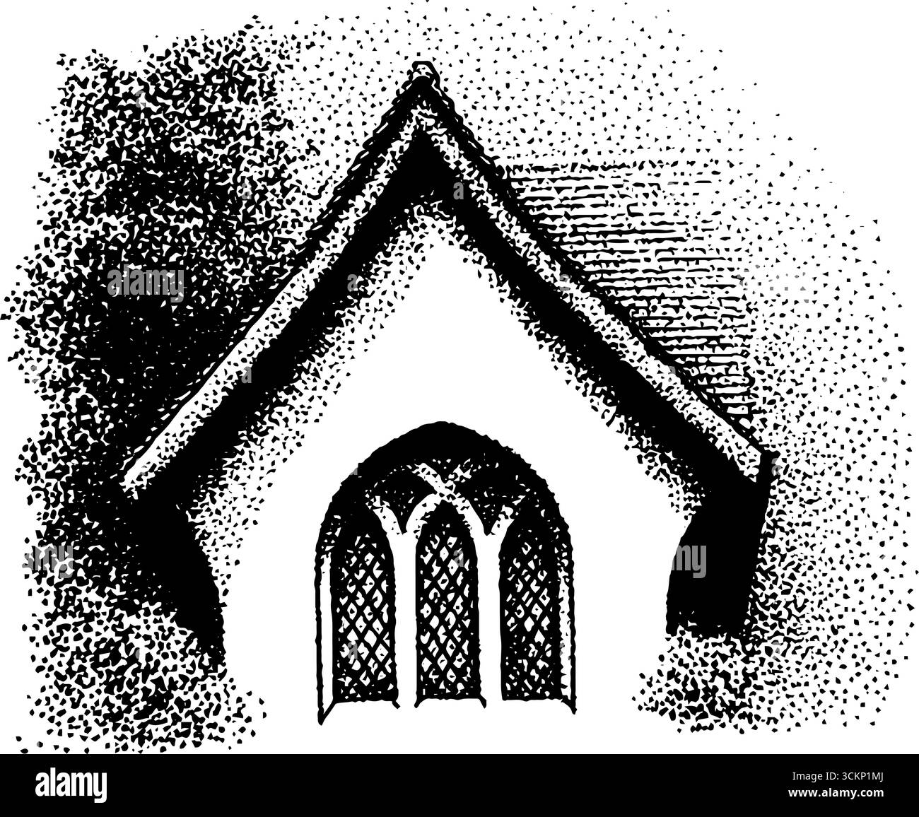 Gothic architecture pen ink hi-res stock photography and images - Alamy