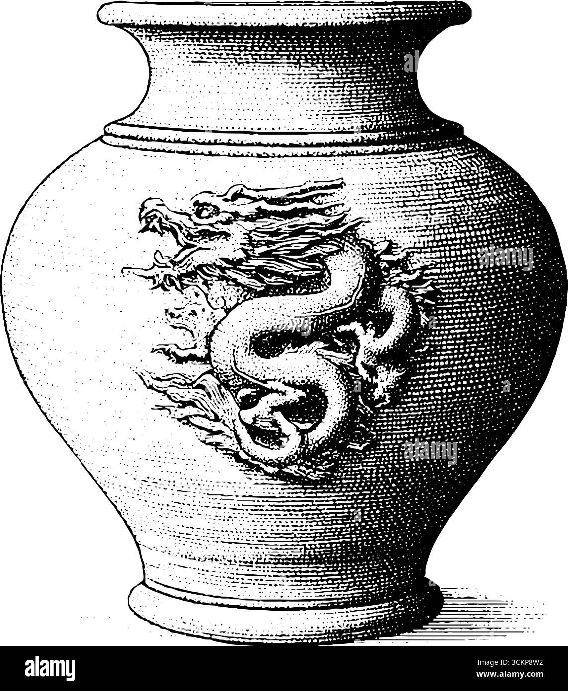 Ming dynasty porcelain vase Stock Vector Images - Alamy