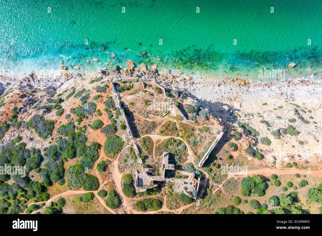 Fortress São Luís de Almádena, Raposeira, Faro District, Portugal Stock Photo