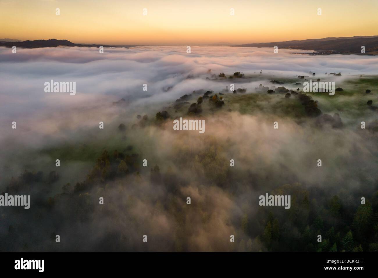 Aerial golden hour road hi-res stock photography and images - Alamy
