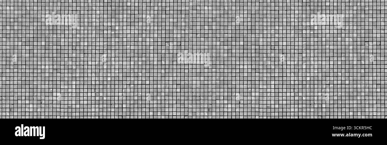Seamless gray checkered background forming a regular grid pattern, ideal for backgrounds and textures Stock Photo