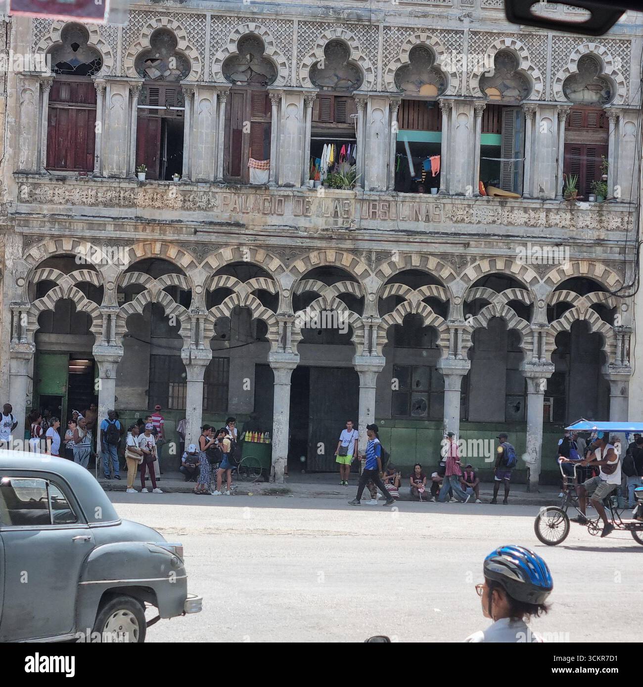 Streets of Old Havana Cuba - Smartphone Captured Stock Image Streets of Old Havana Cuba - Smartphone Captured Stock Image