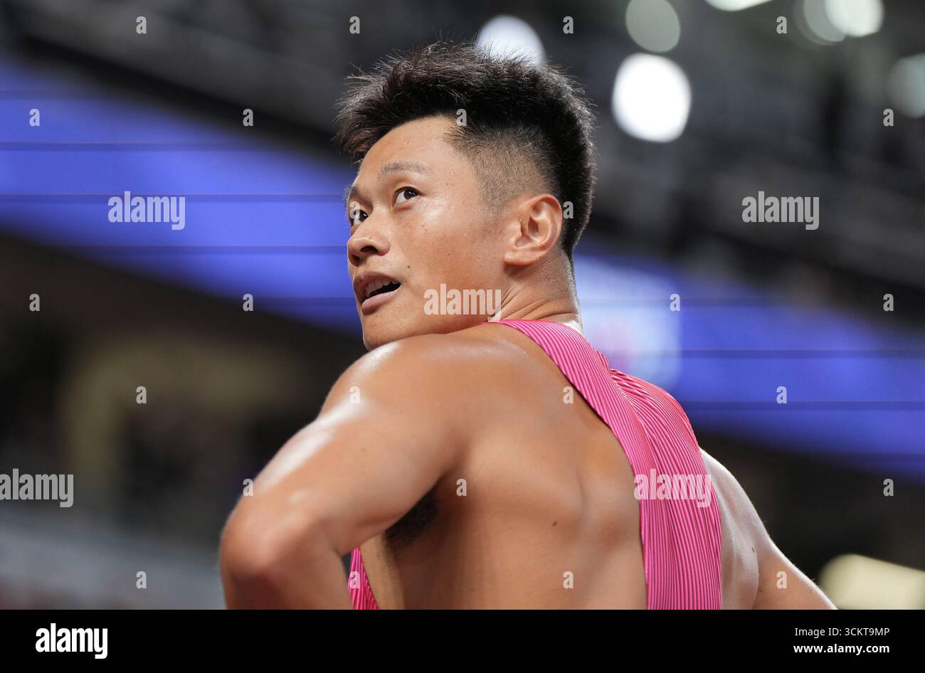 (250913) -- TOKYO, Sept. 13, 2025 (Xinhua) -- Xie Zhenye of China ...