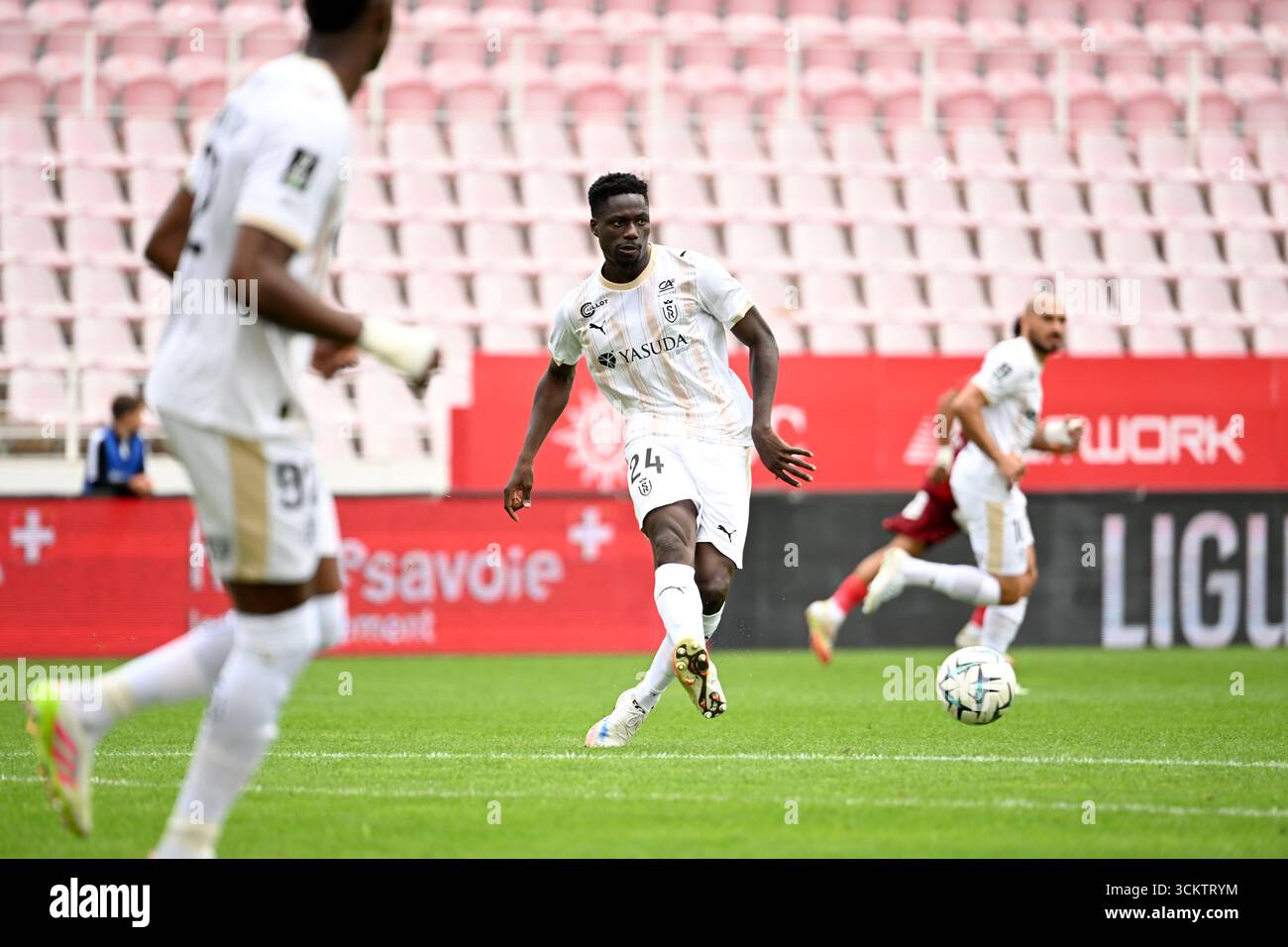 24 Mory GBANE (sdr) during the Ligue 2 BKT match between Annecy and ...