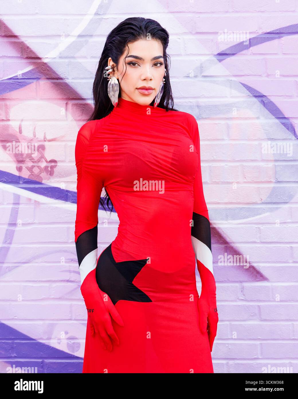 Kenia Os Attends OFF WHITE Spring Summer 2026 Runway During New York Kenia Os Attends Off White Spring Summer 2026 Runway During New York Fashion Week On September 2025 New York Us 12092025 3CKW368