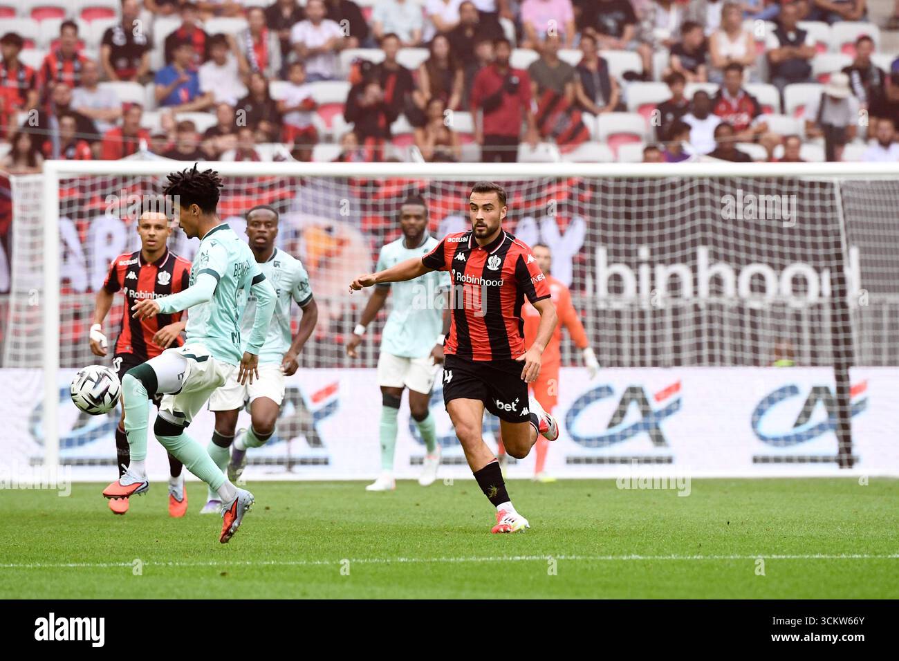 Charles Vanhoutte Nice Ligue celebration What happens to Saint-Étienne now?