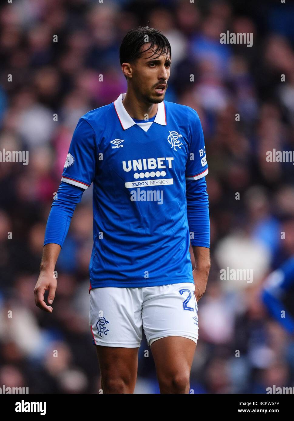 Rangers' Bojan Miovski during the William Hill Premiership match at ...