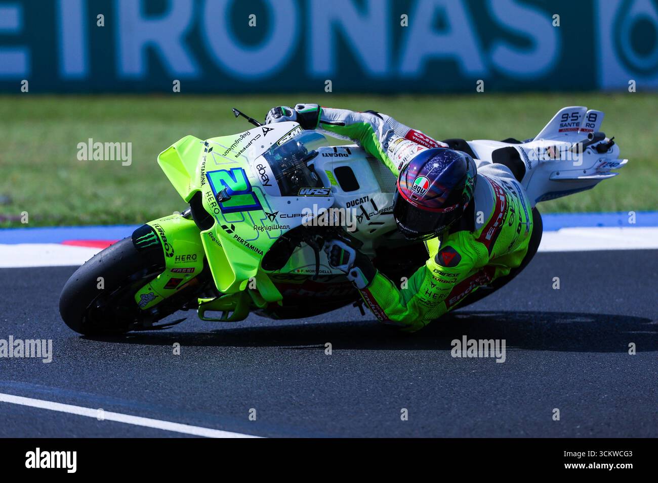 Franco Morbidelli of Italy and Pertamina Enduro VR46 Racing Team seen