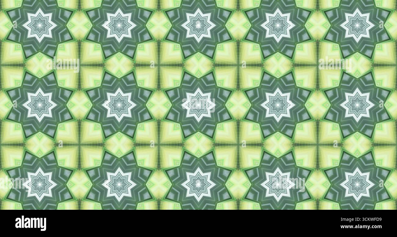 A vibrant pattern featuring repeating star shapes in various shades of ...