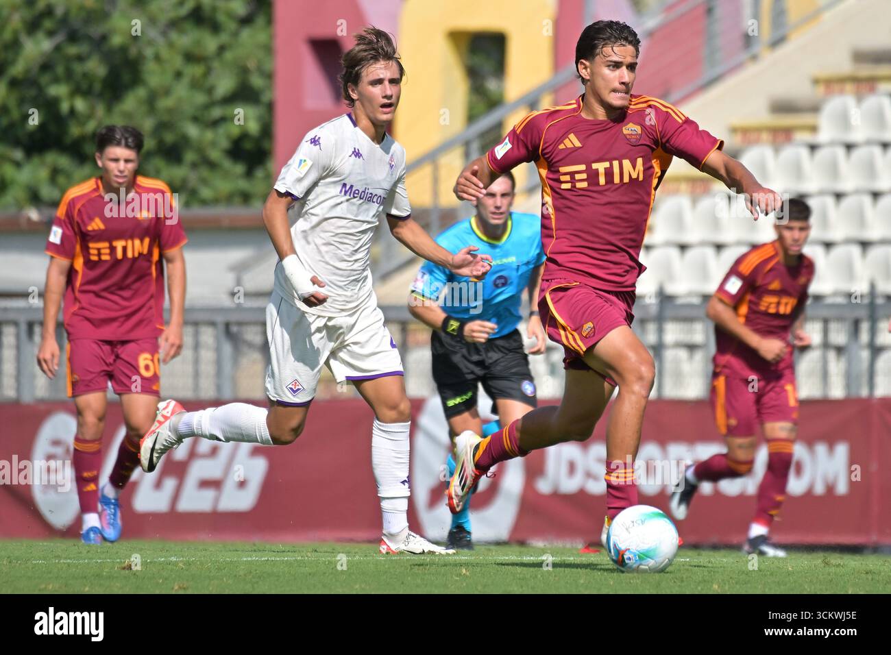 Emanuele Lulli AS Roma During The Primavera 1 Match Roma Vs emanuele-lulli-as-roma-during-the-primavera-1-match-roma-vs