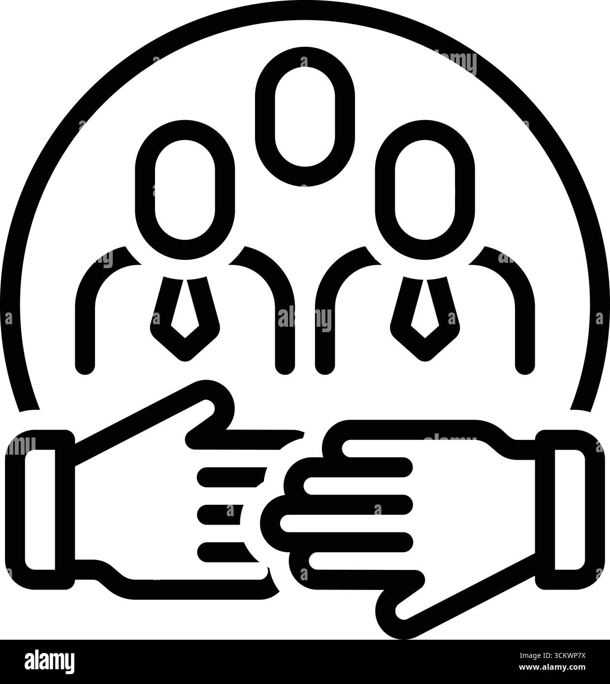 Icon for community engagement, community Stock Vector