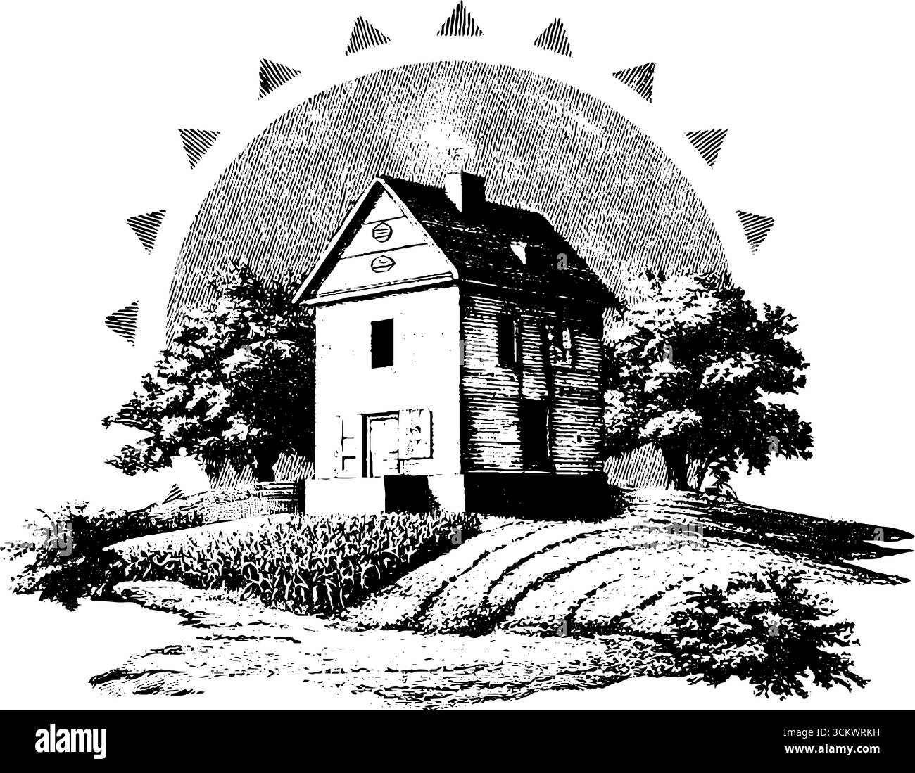 Modernist landscape style Black and White Stock Photos & Images - Alamy