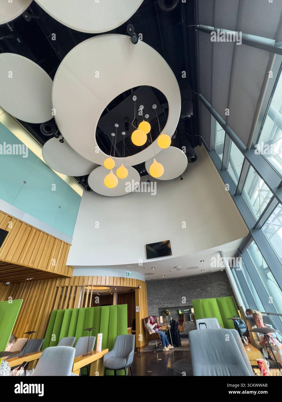 Aer Lingus VIP lounge area, Dublin airport, Dublin, Ireland - Smartphone Captured Stock Image