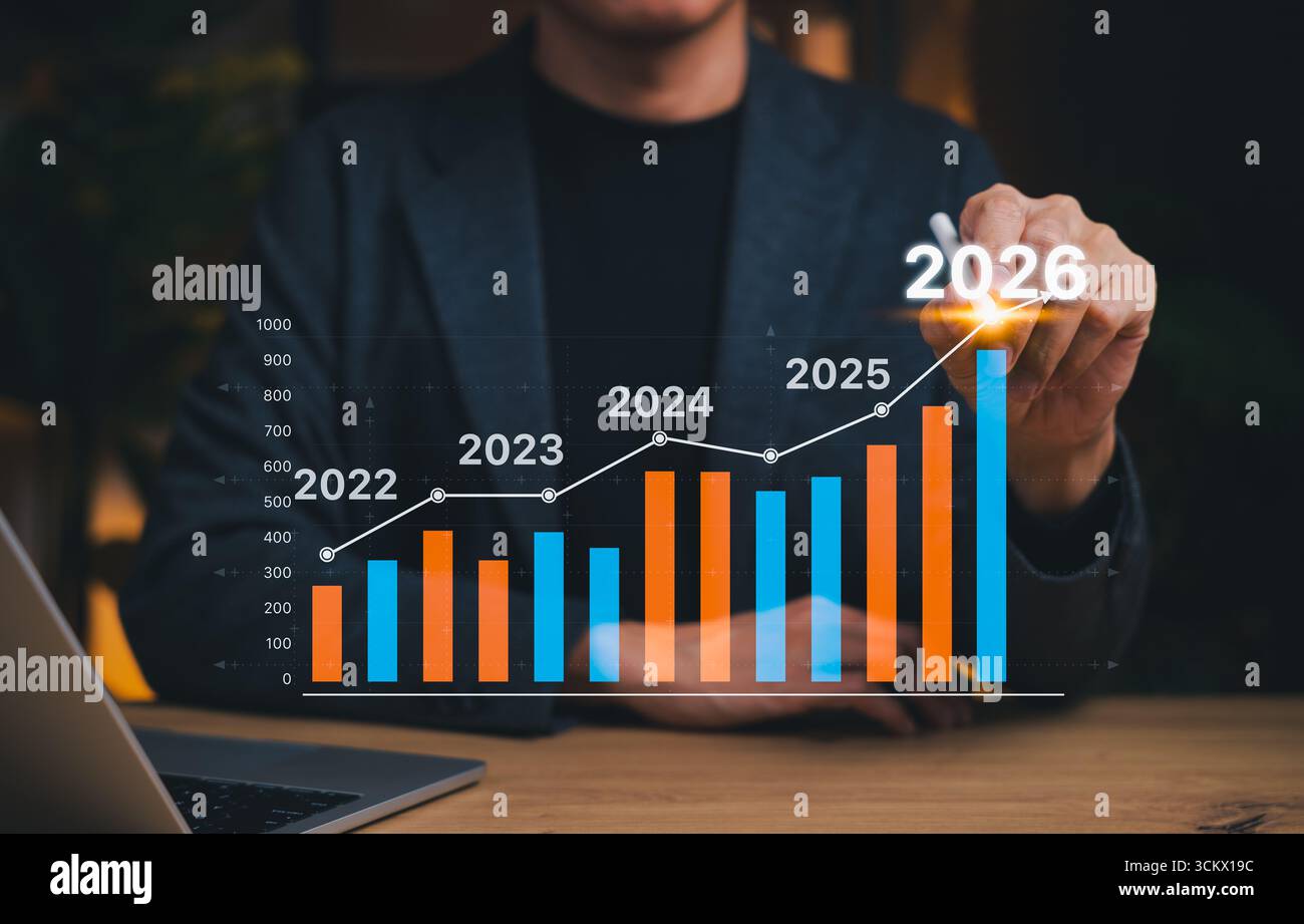 2026 graph hi-res stock photography and images - Alamy