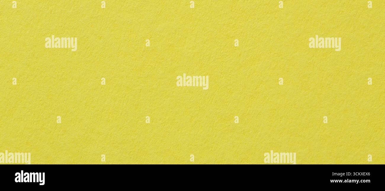 Abstract Yellow Background with Natural Rough Paper Pattern Stock Photo