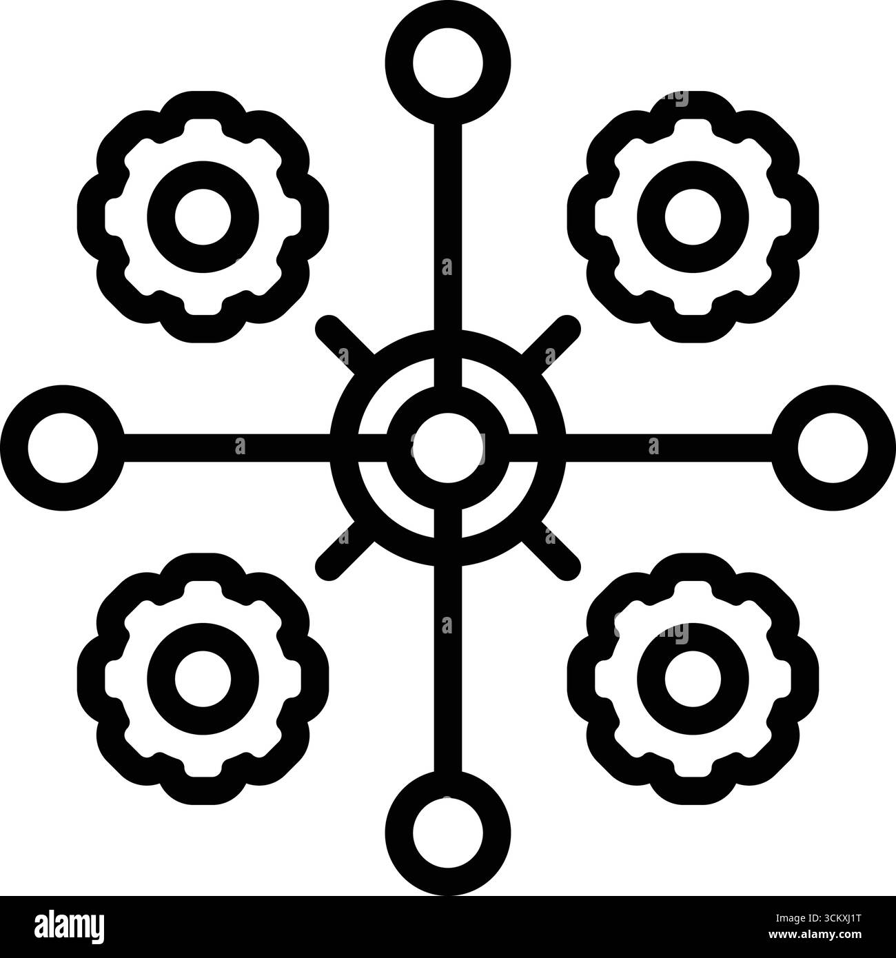 Icon for streamlined, symmetrical Stock Vector Image & Art - Alamy