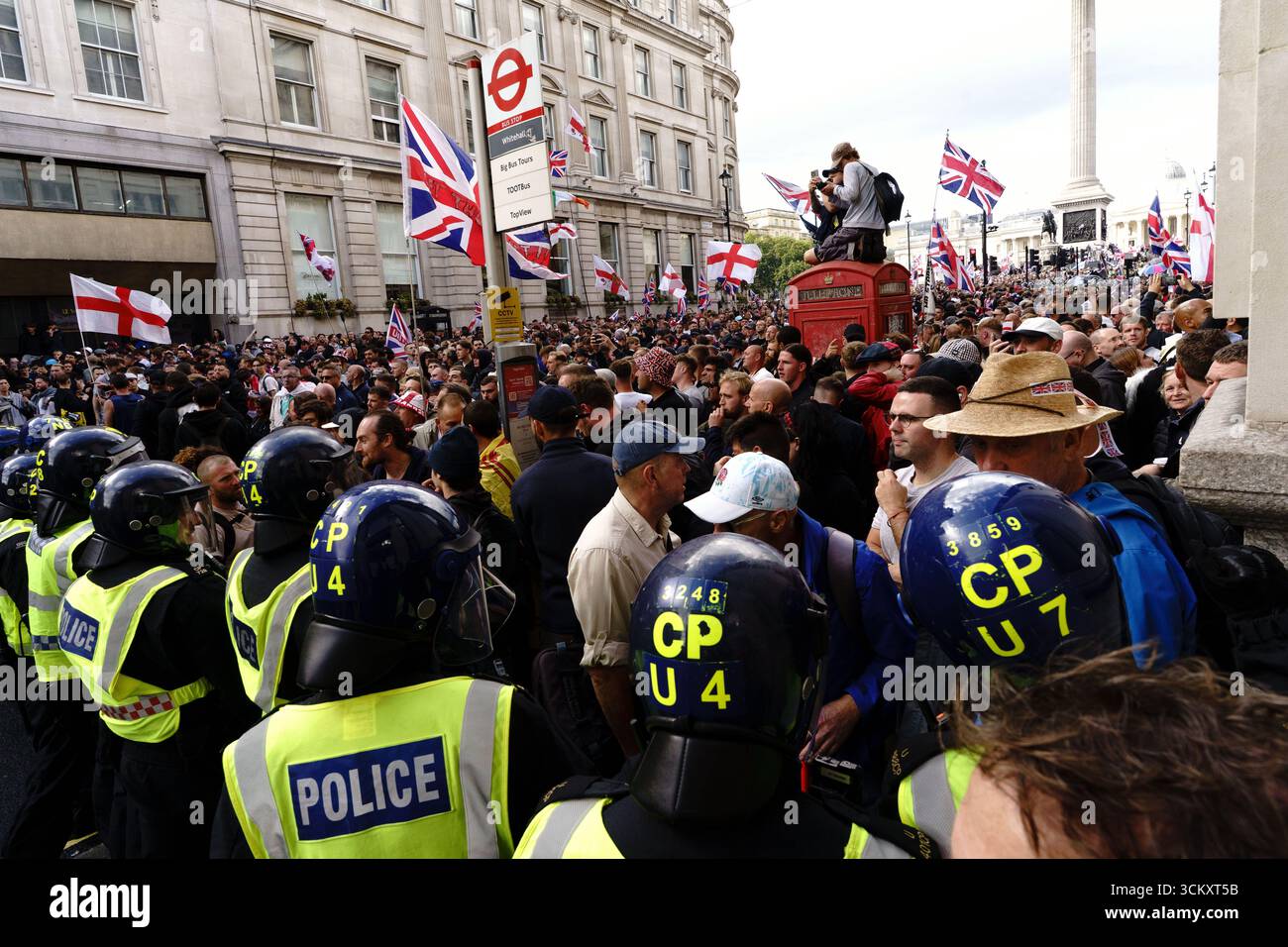 In London, a far-right “Unite the Kingdom” rally organised by Tommy ...