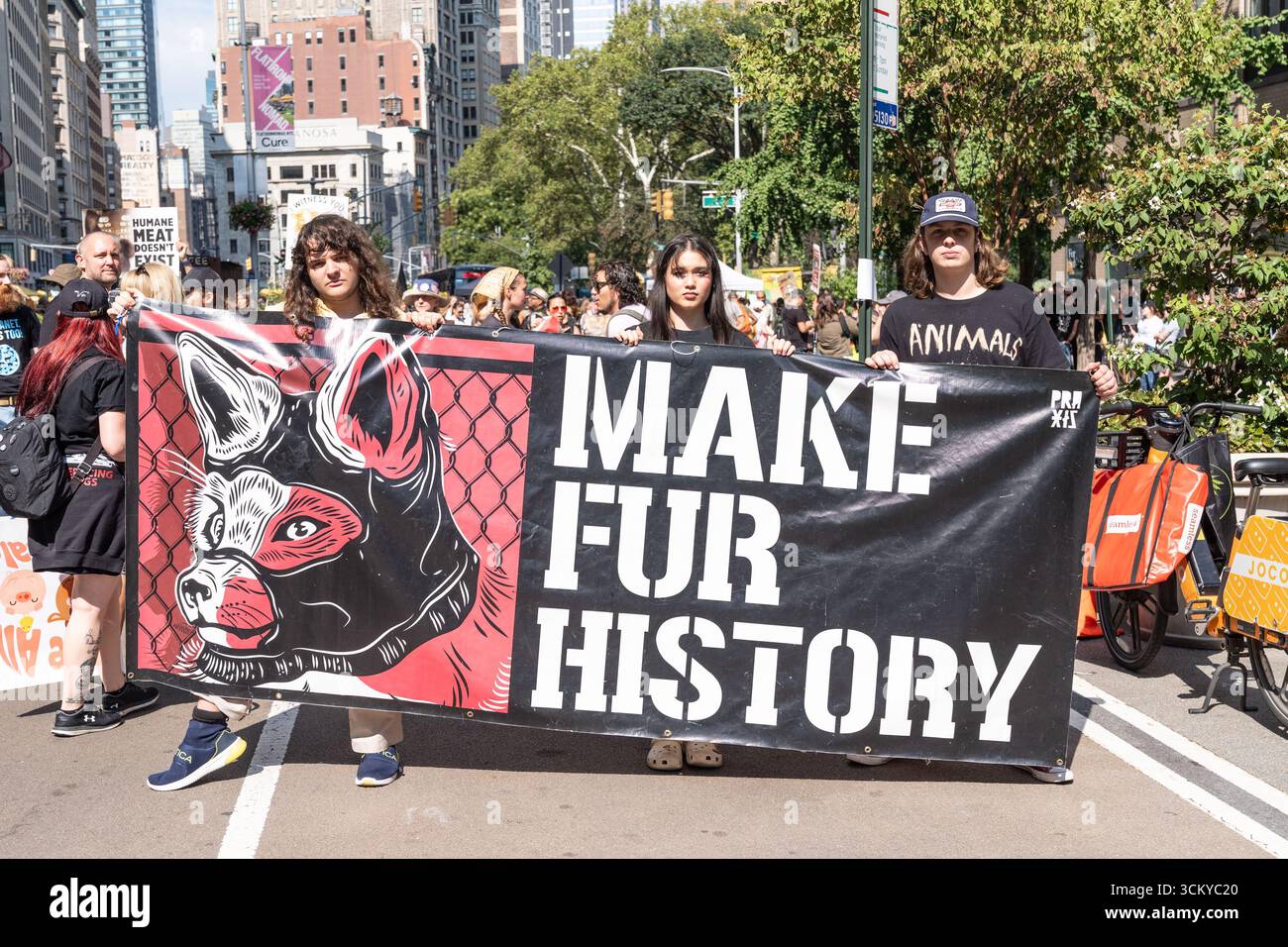 Hundreds of activists gathered for animal rights rally outside of ...