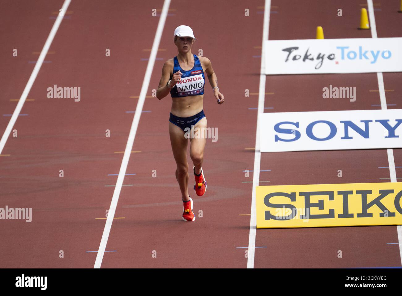 Vainio Alisa Vainio of Finland during women's marathon at the IAAF World ...