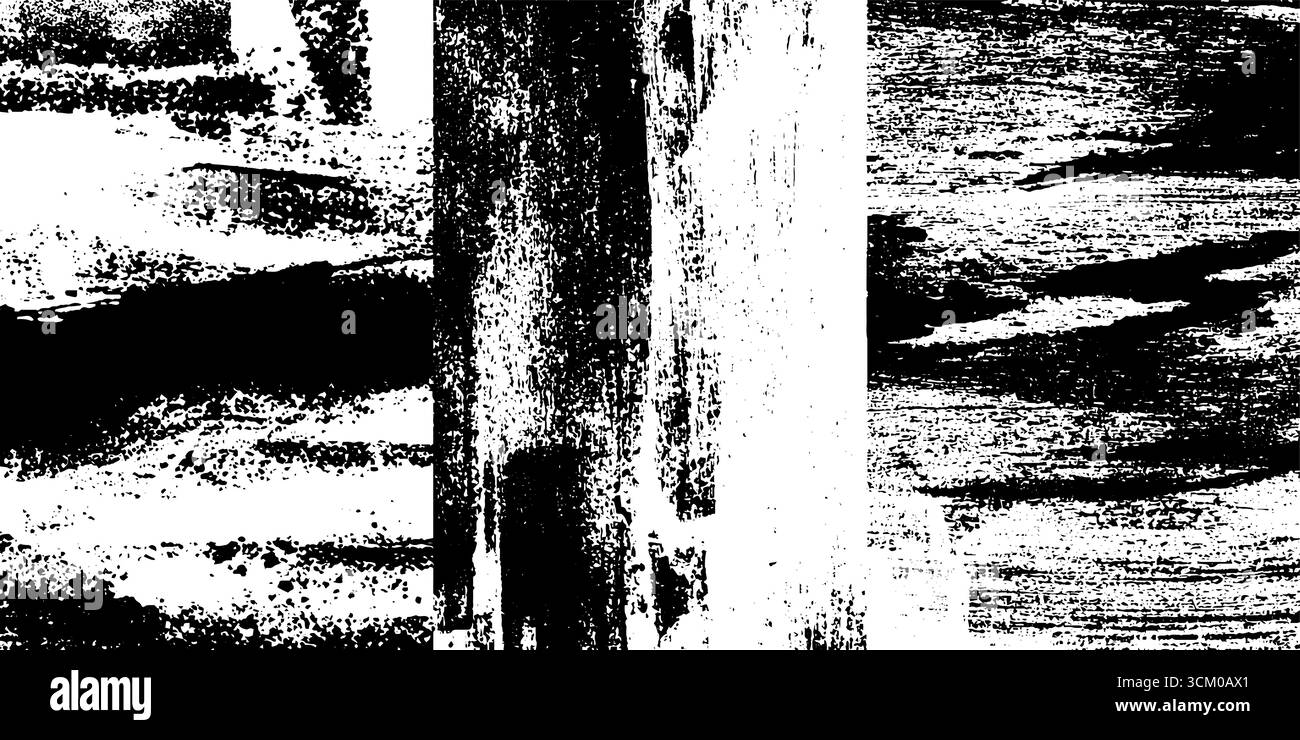 The Labels Are Ripped Monochrome grunge collage design with ripped labels for creative ...