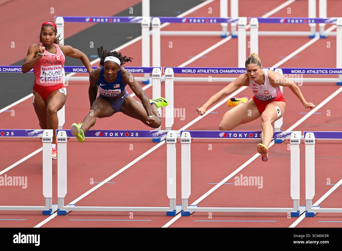 Anna Toth (Hungary) during the 110 metres hurdles heat during the World ...
