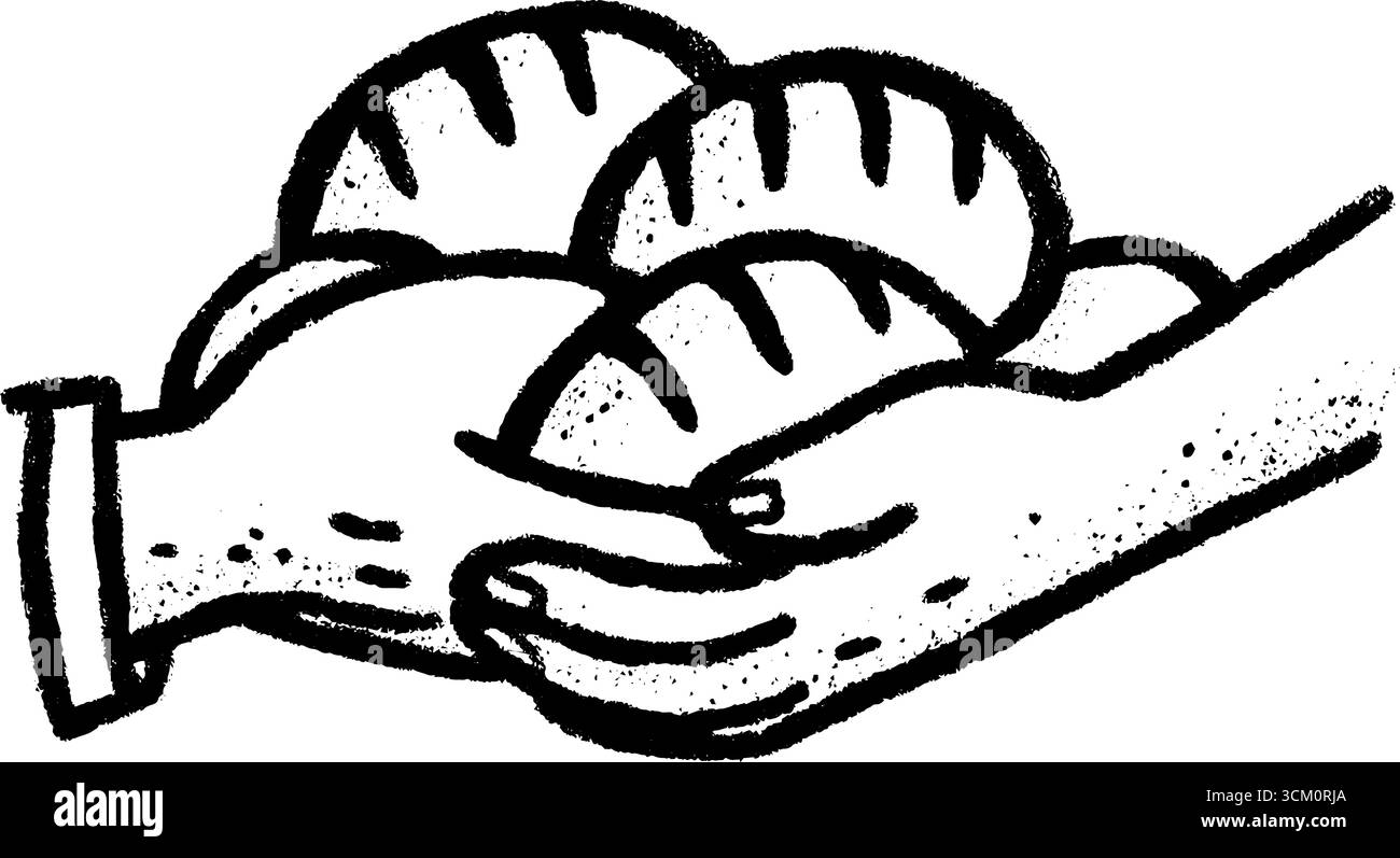 Artisan baking: hands shaping fresh bread rolls with care and skill ...