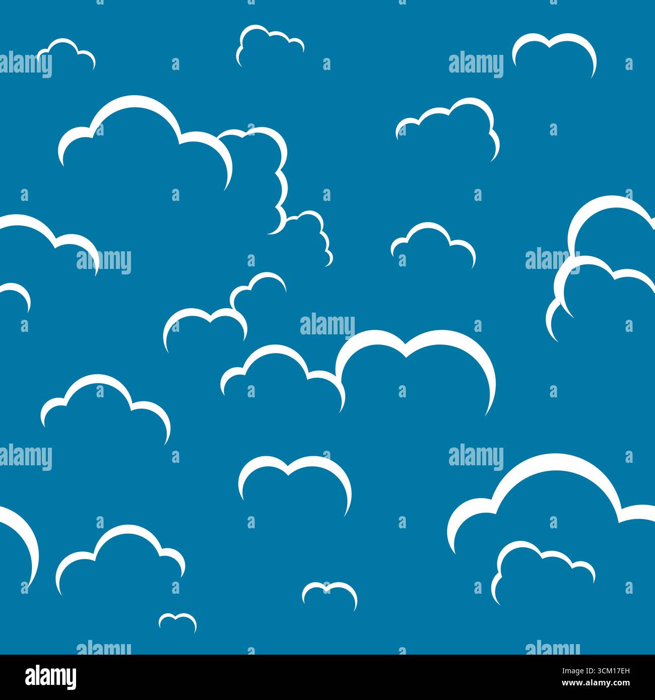 Background cloud pattern design minimalist vector Stock Vector