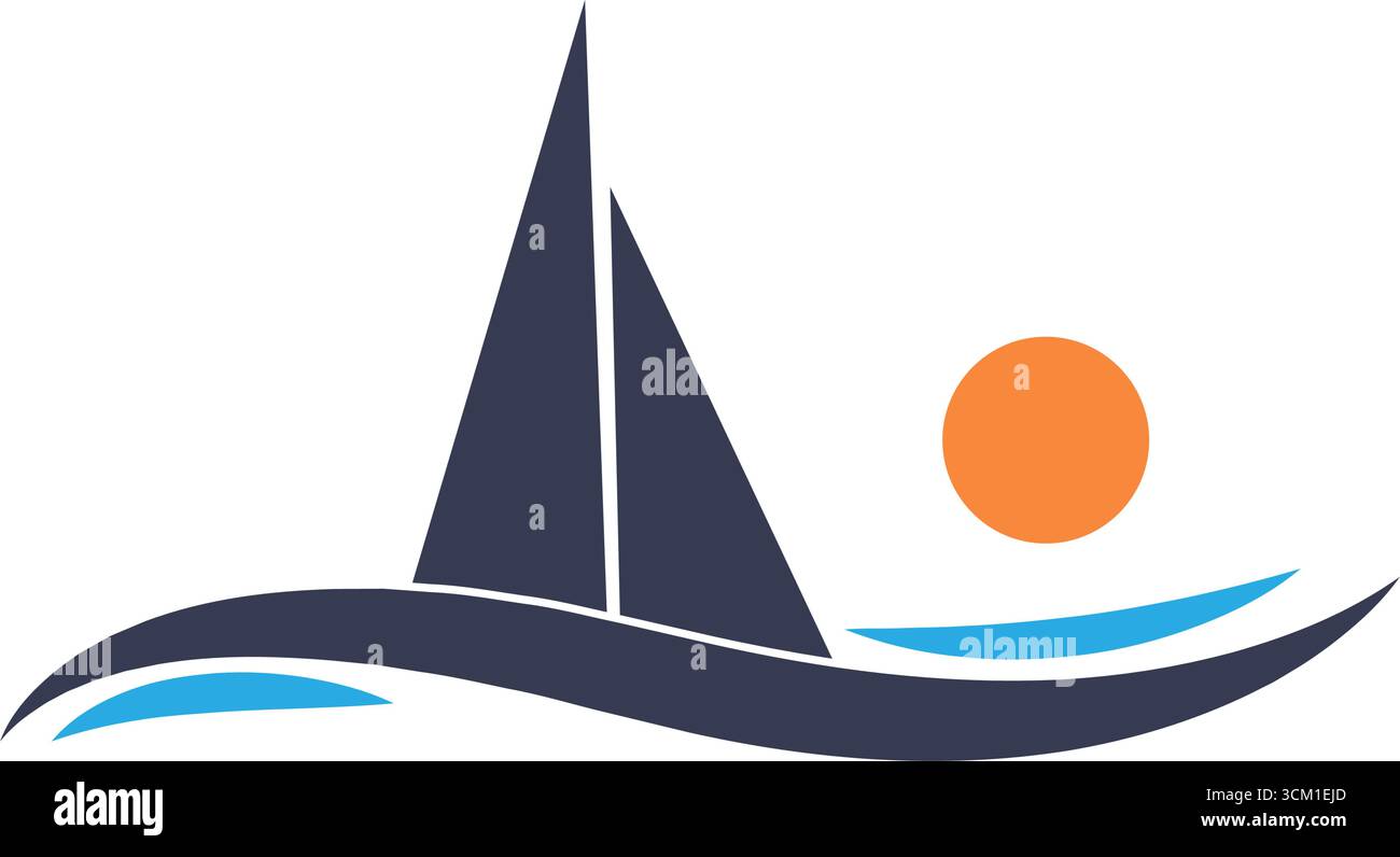 Ship logo icon illustration design Stock Vector