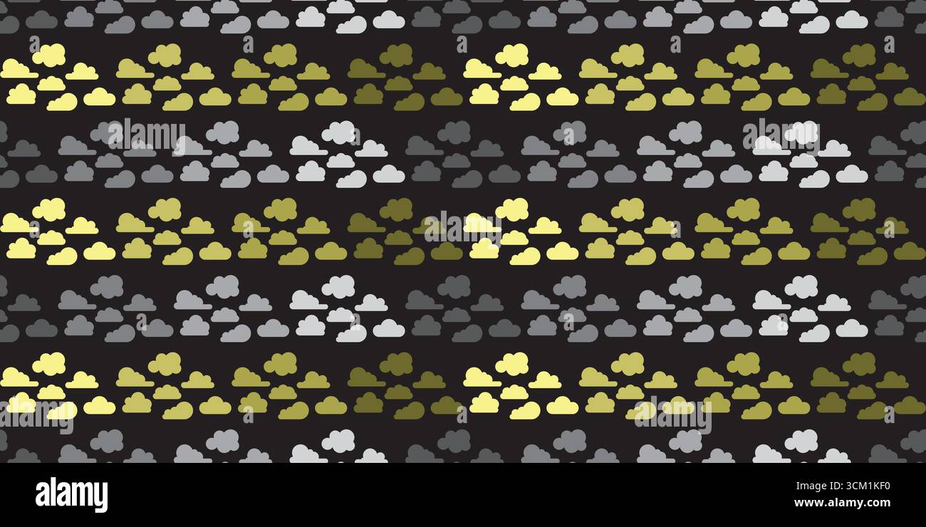 Background cloud seamless pattern design minimalist Stock Vector