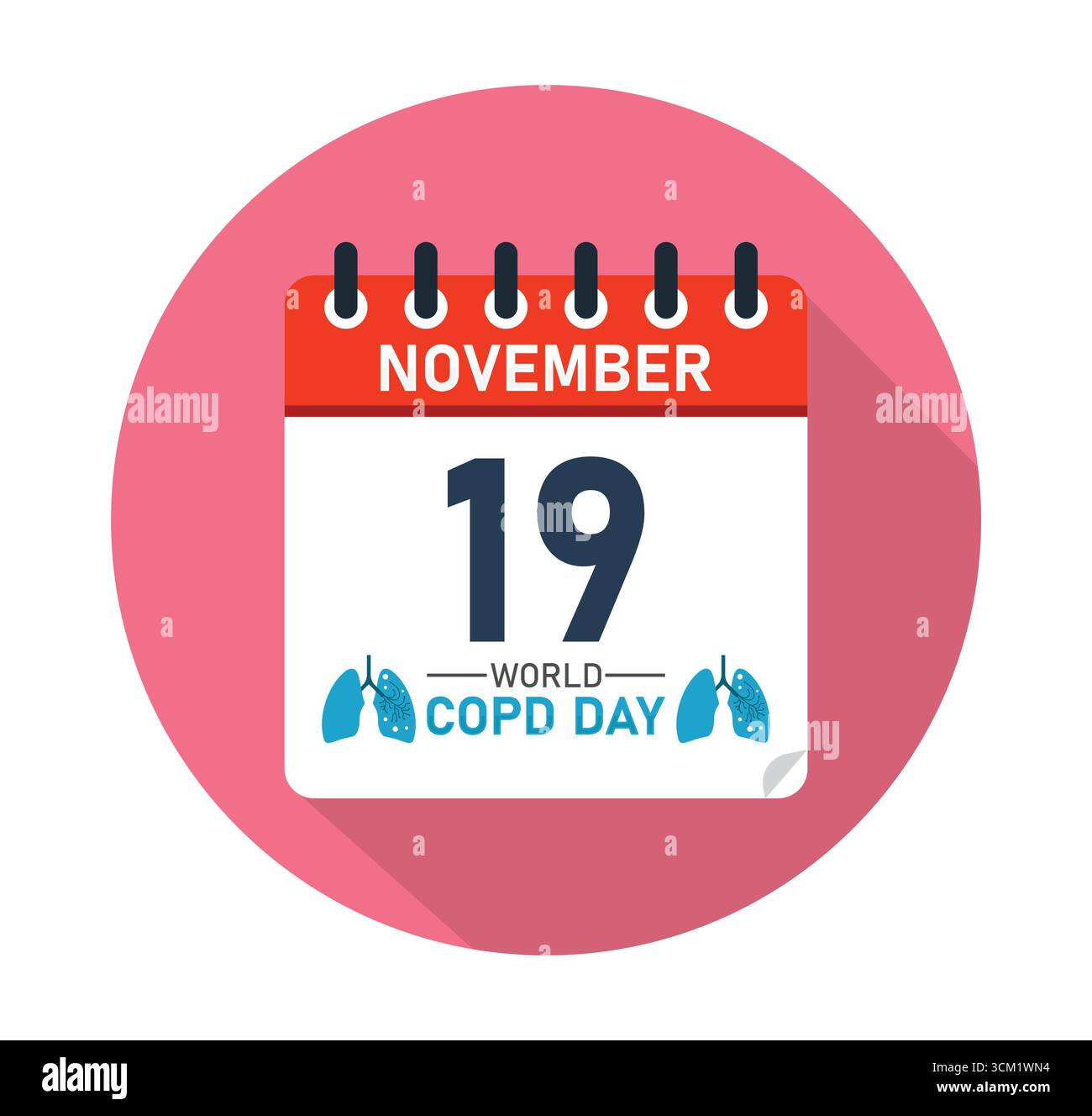 World COPD Day November 19 Calendar Graphic Design Banner For Social world-copd-day-november-19-calendar-graphic-design-banner-for-social