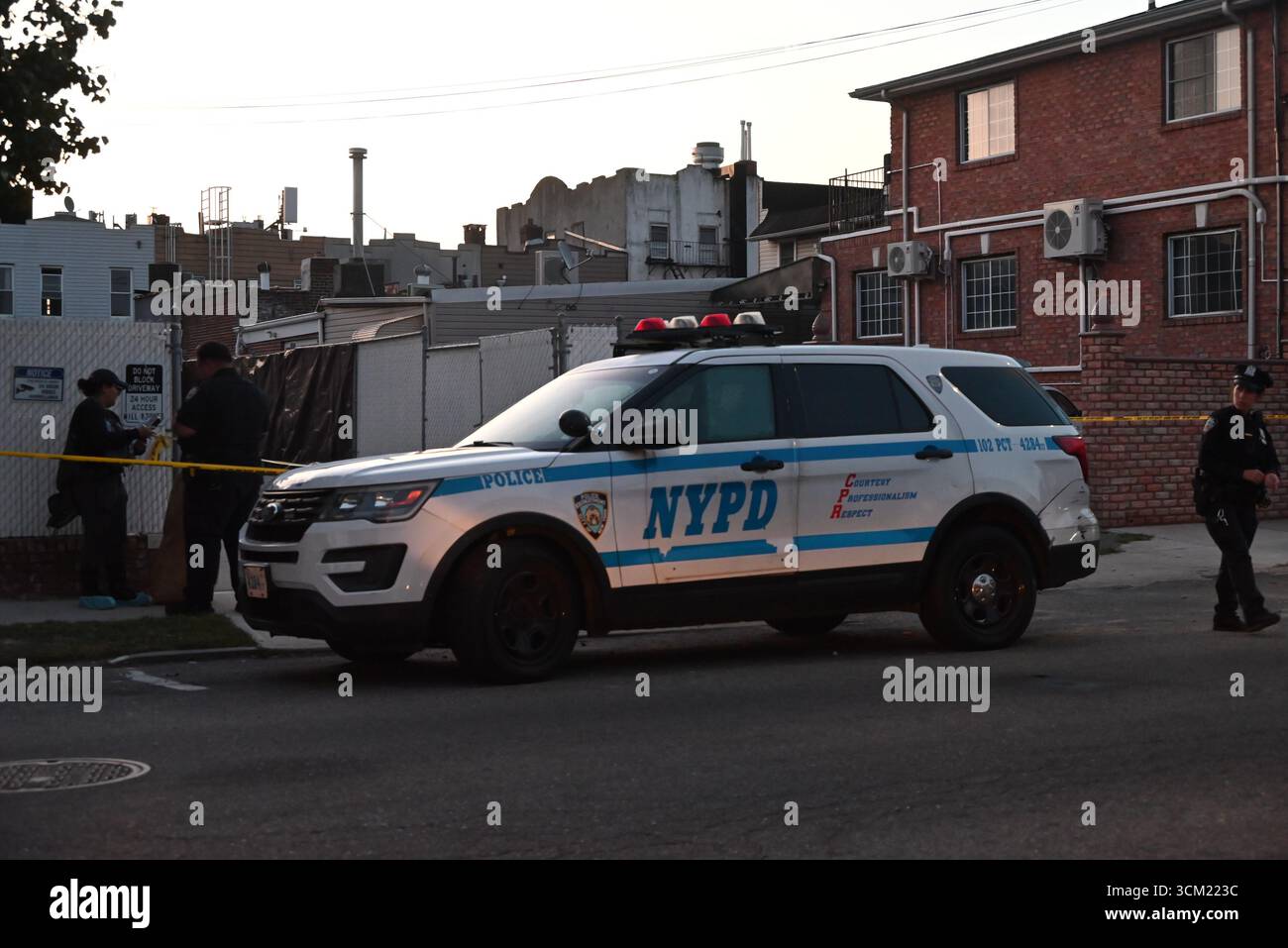 September 13, 2025, Queens, New York, Deer (new) nypd crime scene unit