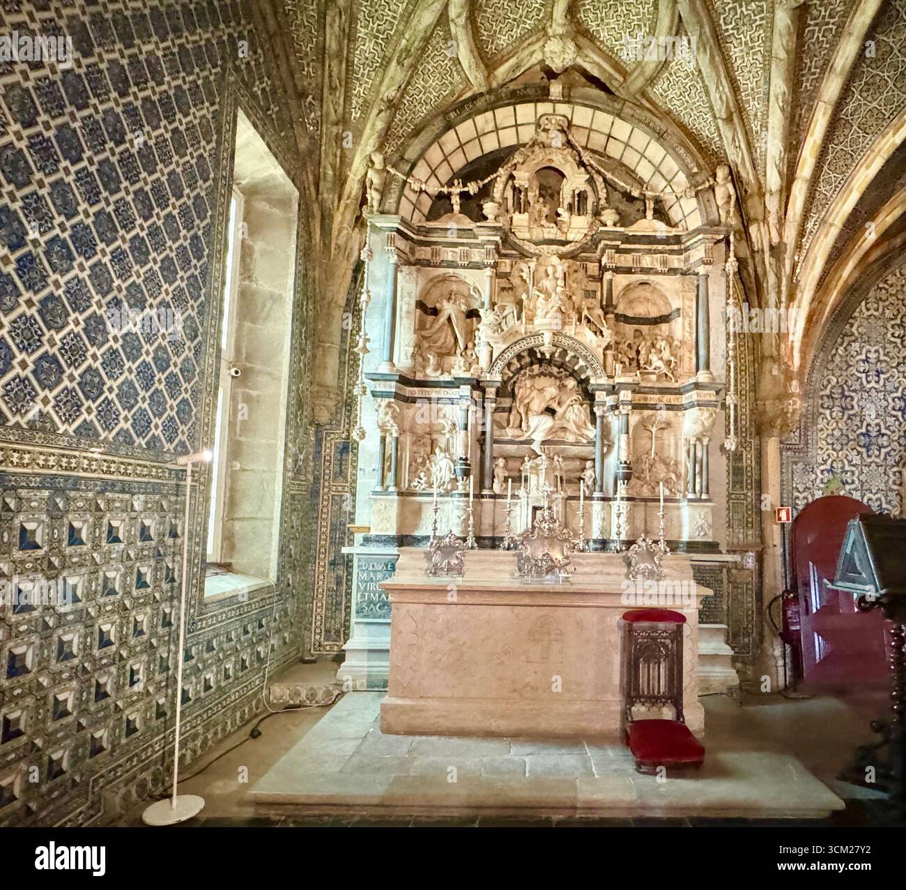 UNESCO World Heritage Site Pena Palace in Sintra-Cascais Natural Park Sintra Portugal - Smartphone Captured Stock Image