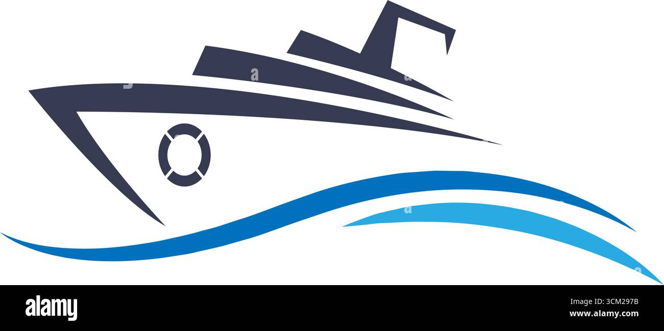 Ship logo icon illustration design Stock Vector Image & Art - Alamy