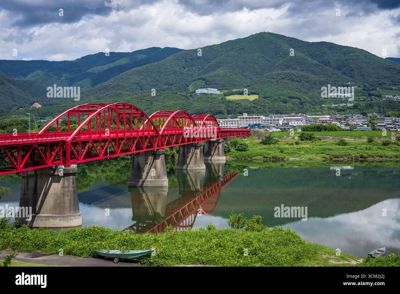 Iya Valley, Japan views along the Iya River in summer. Stock Photo
