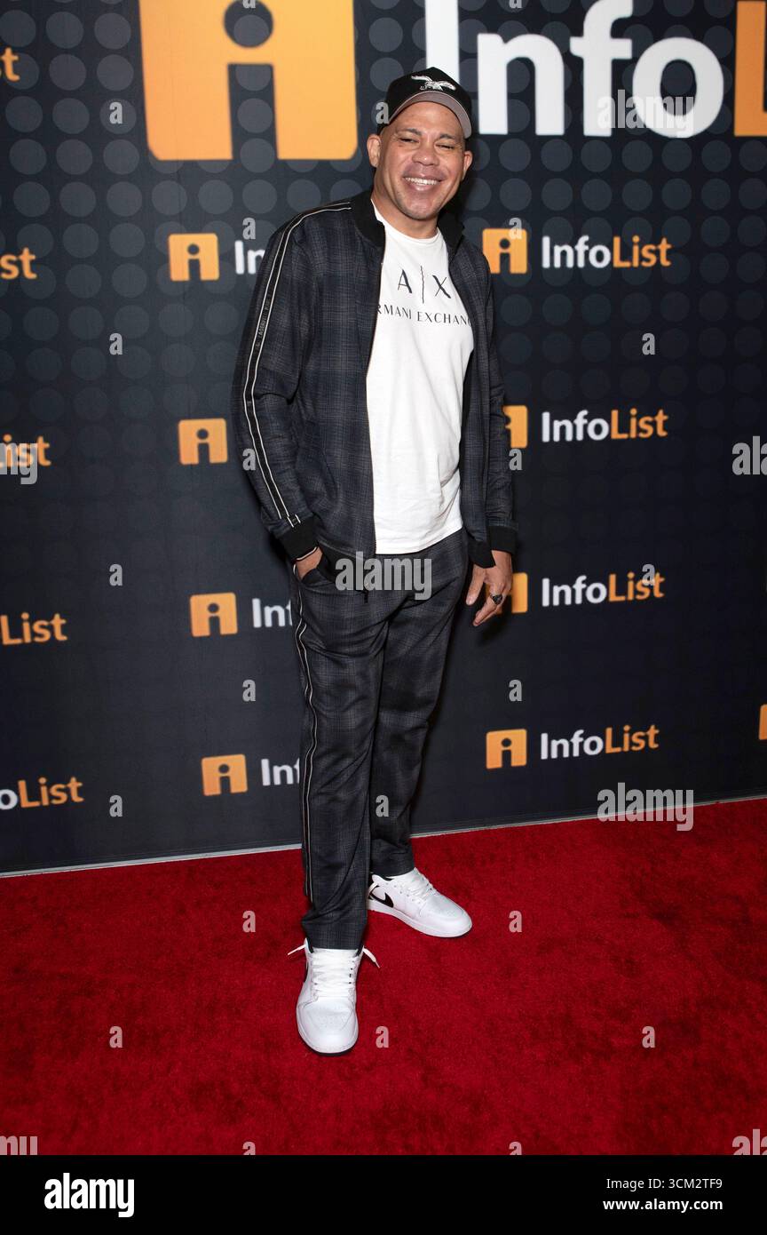 Gerald Webb bei der InfoList Pre-Emmys Soiree in der Skybar. West ...