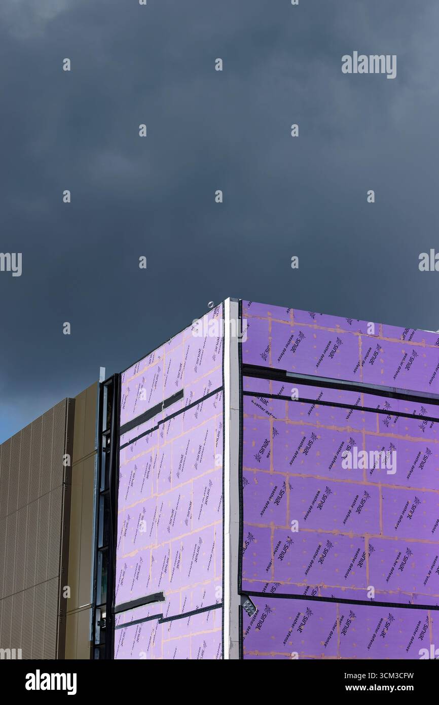 Radcliffe civic hub aluminium rainscreen cladding and weather defence ...