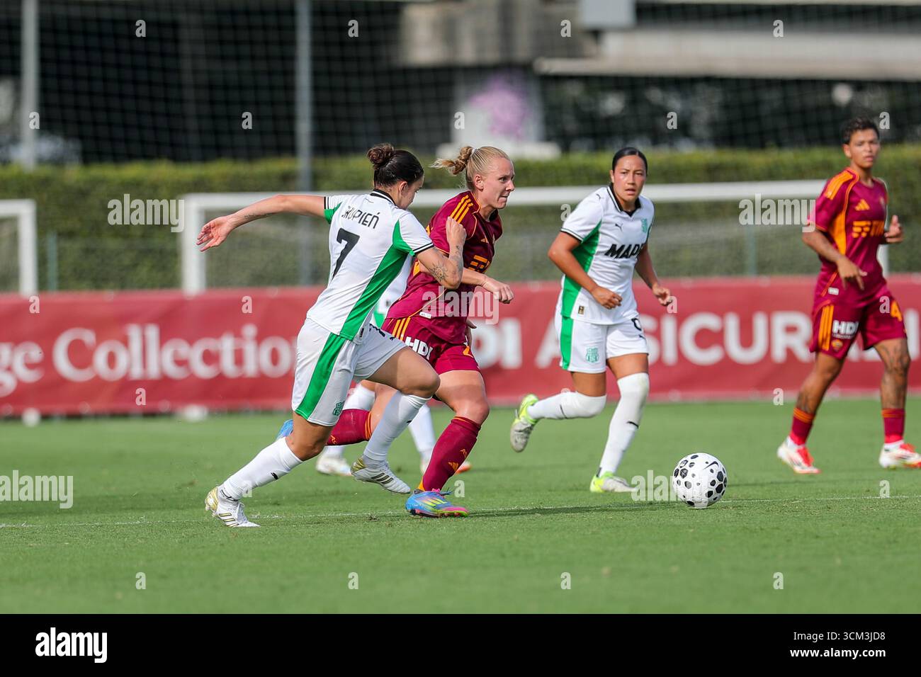 Annalee Rippe Annalena Rieke (Roma Women) during Serie A Women's Cup - AS Roma vs US ...