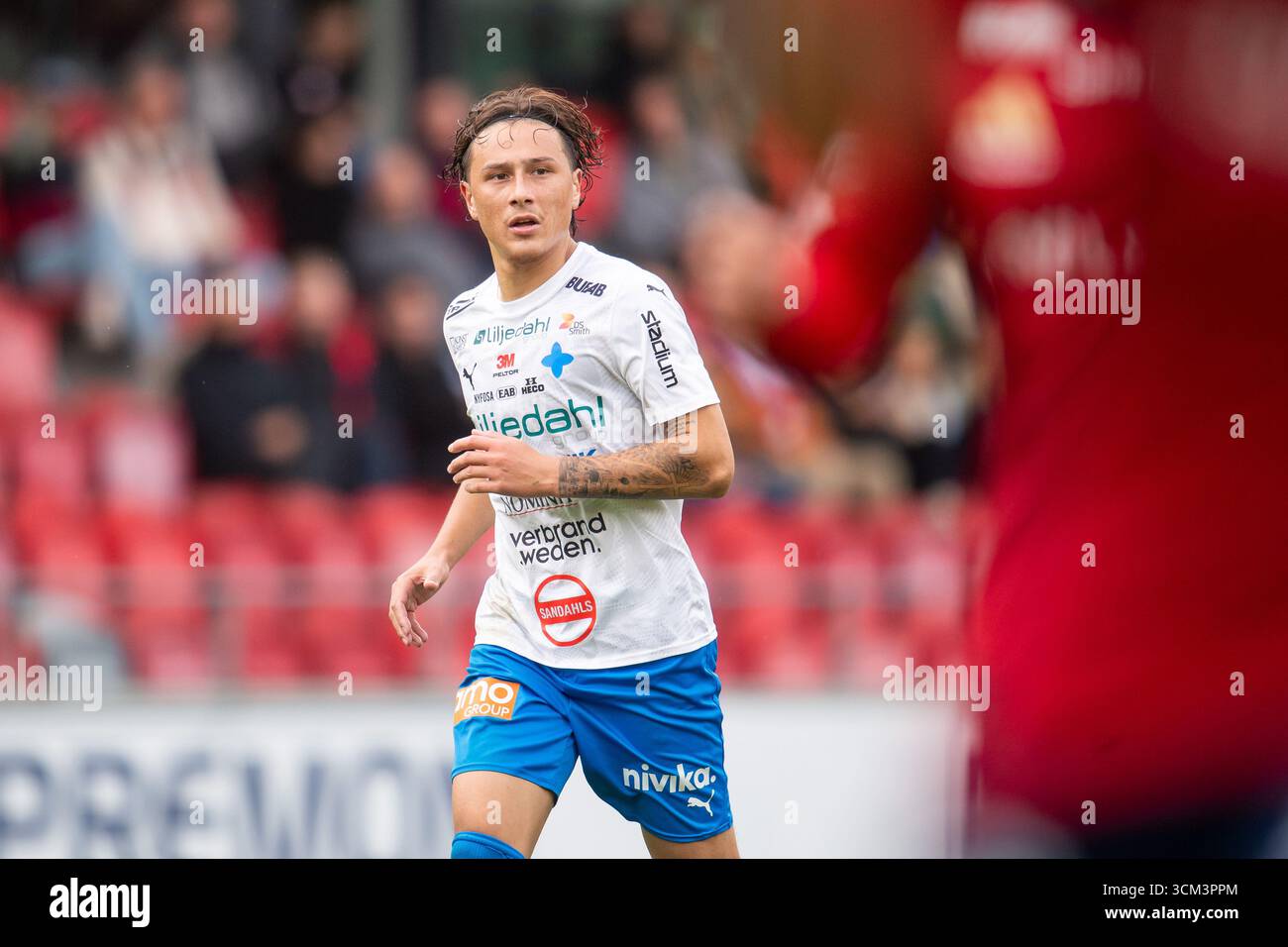 VĂXJĂ, SVERIGE 20250914IFK VĂ€rnamos Kai Meriluoto under söndagens fotbollsmatch i allsvenskan mellan Ăsters IF och IFK VĂXJĂ, SVERIGE 20250914IFK VĂ€rnamos Kai Meriluoto under söndagens fotbollsmatch i allsvenskan mellan Ăsters IF och IFK
