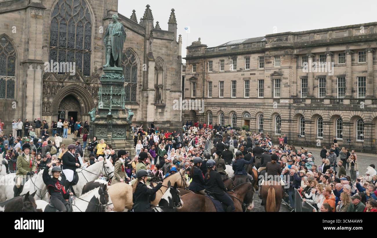 Edinburgh Scotland, UK 14 September 2025. Edinburgh Riding of the ...