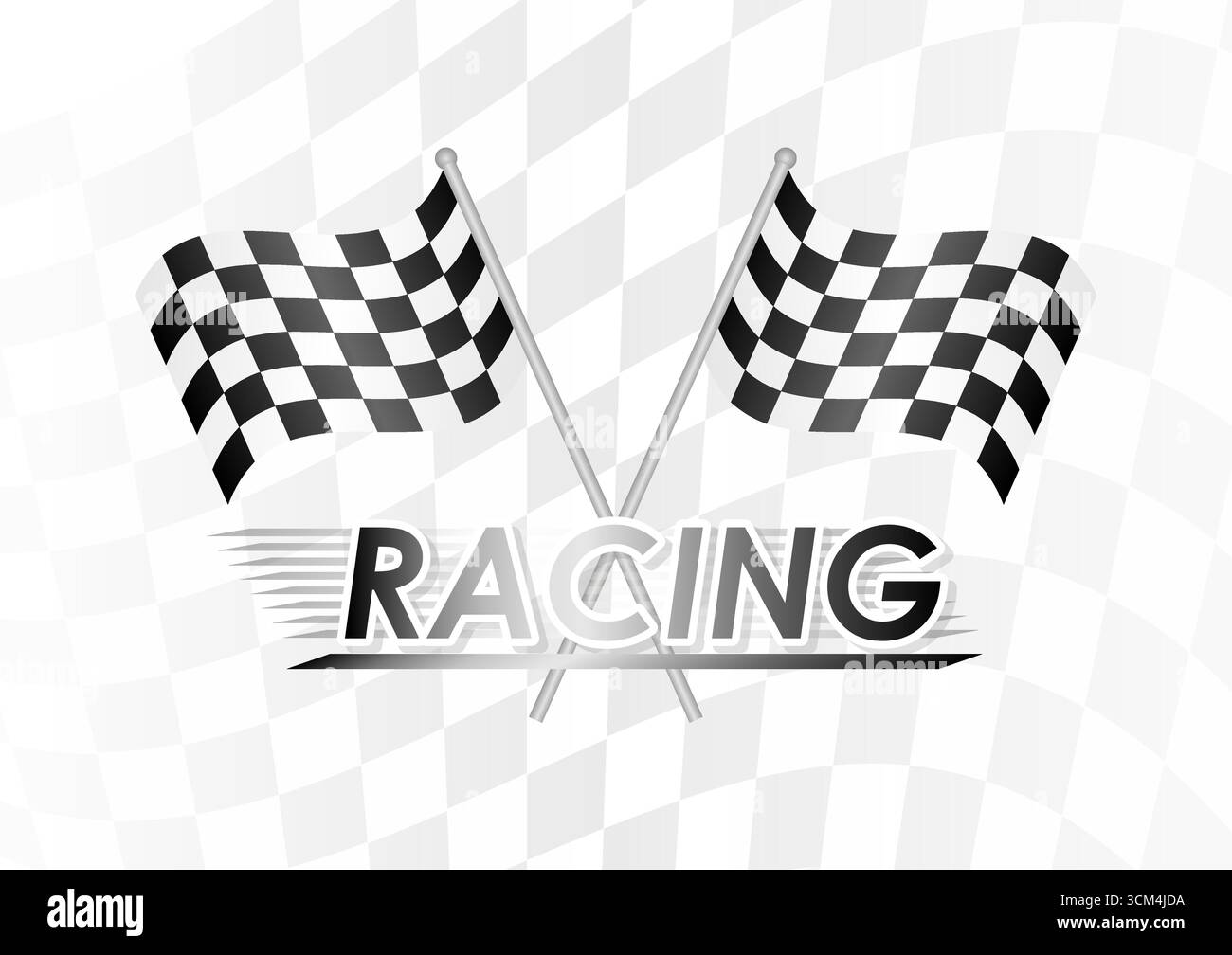 Racing track Background. Racing Checkered Flag. Car Racing Concept ...