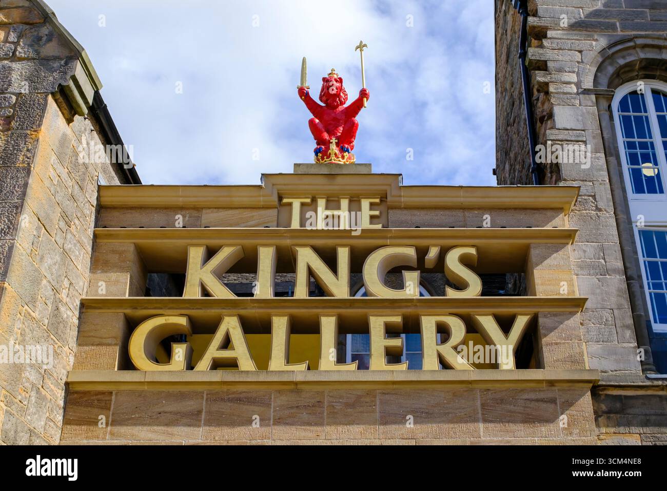 The King’s Gallery on Horse Wynd, Edinburgh, Scotland – a royal gallery space hosting exhibitions from the Royal Collection. Stock Photo
