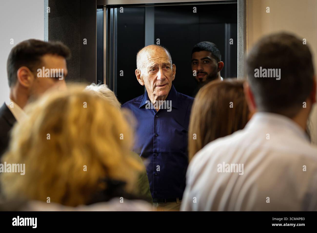 Naples September 14 2025 Via San Giovanni A Carbonara Hotel Naples September 14 2025 Via San Giovanni A Carbonara Hotel Caracciolo Alafel And Democracy Event Hosted By Ehud Olmert Former Israeli Prime Minister Neaphoto Alessandro Garoflao 3CM4PB3 