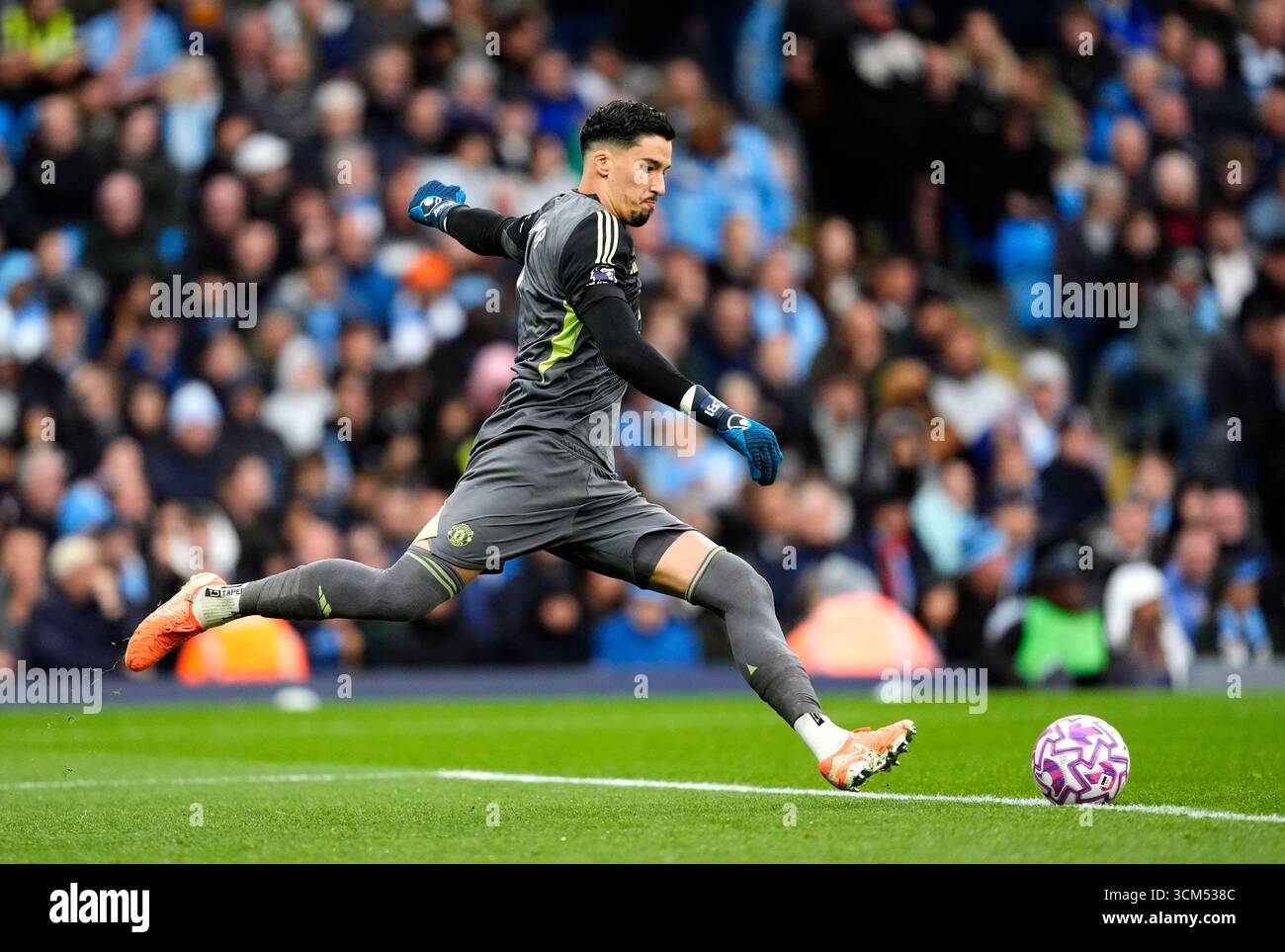 Manchester United goalkeeper Altay Bayindir during the Premier League