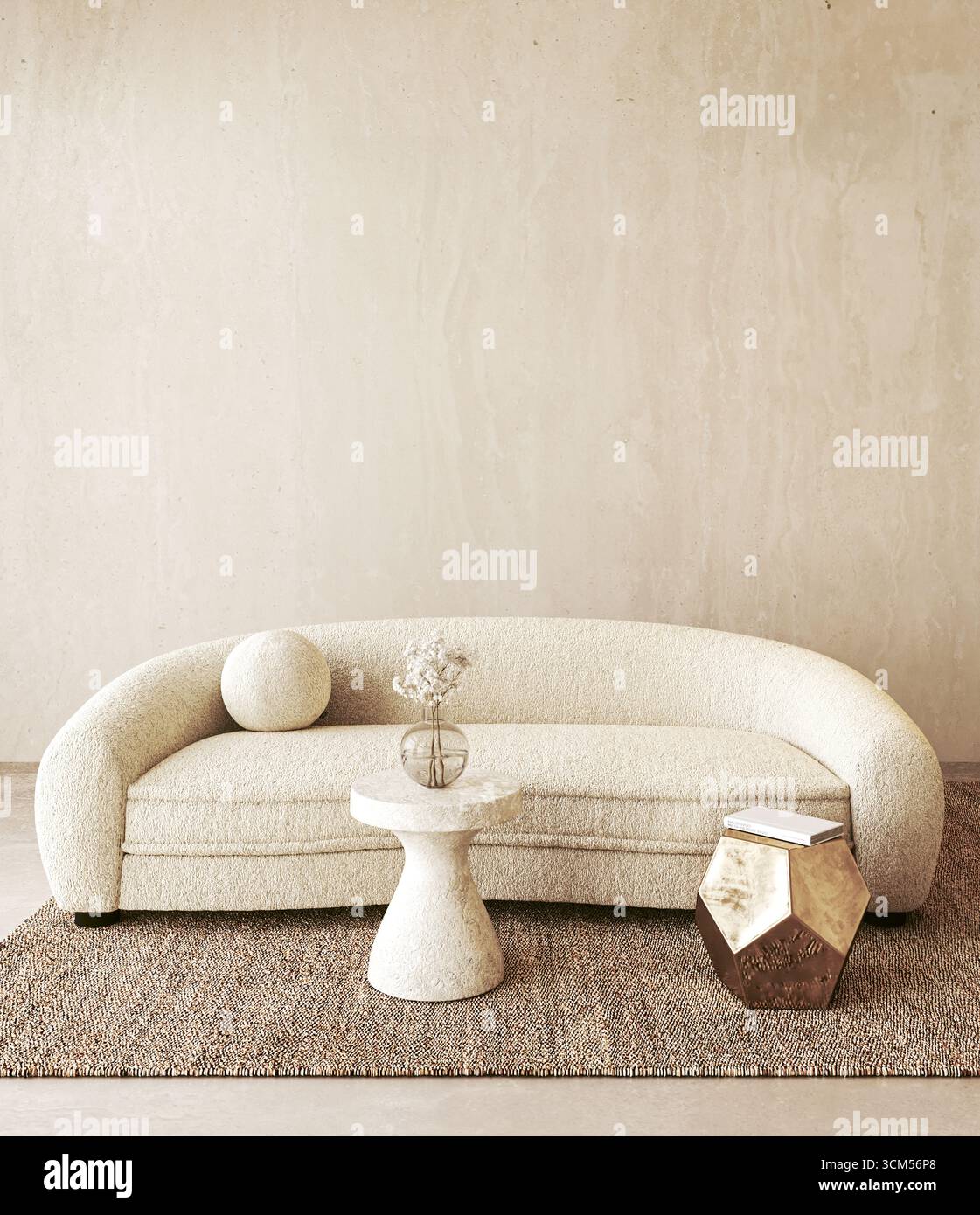 Abstract art curved sofa hi-res stock photography and images - Alamy