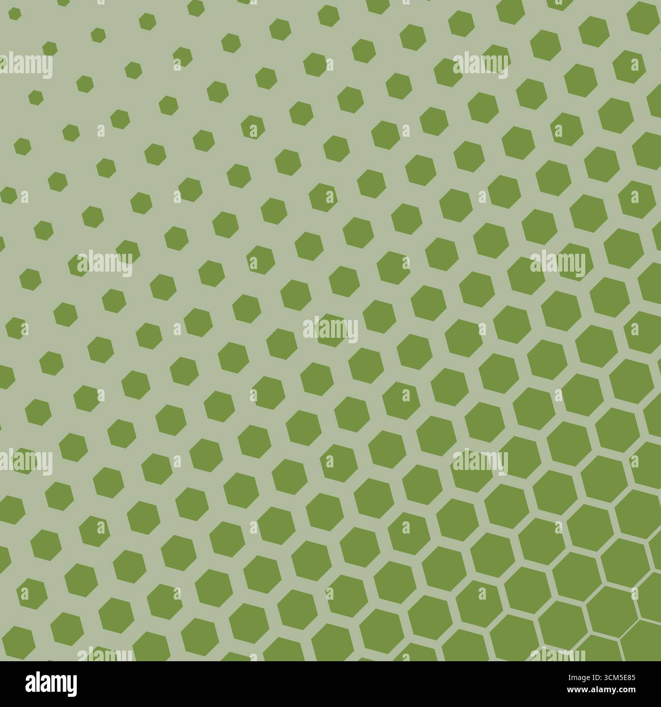 Hexagon pattern made halftone effect Stock Vector