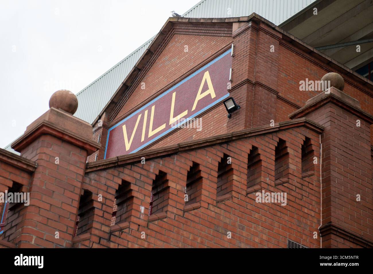 Birmingham, UK. 14th Sep, 2025. Villa Park, Birmingham, England, Sunday 14th September 2025 Villa written on the Holte End. Aston Villa v Chelsea, Womens Super League, Villa Park, Birmingham, England, 14th September 2025 (Sean Walsh/SPP) Credit: SPP Sport Press Photo. /Alamy Live News Stock Photo