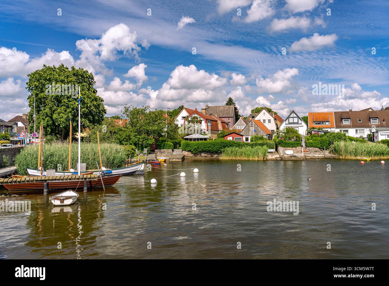 The historic fishing settlement of Holm an der Schlei, Schleswig-Holstein, Germany Stock Photo