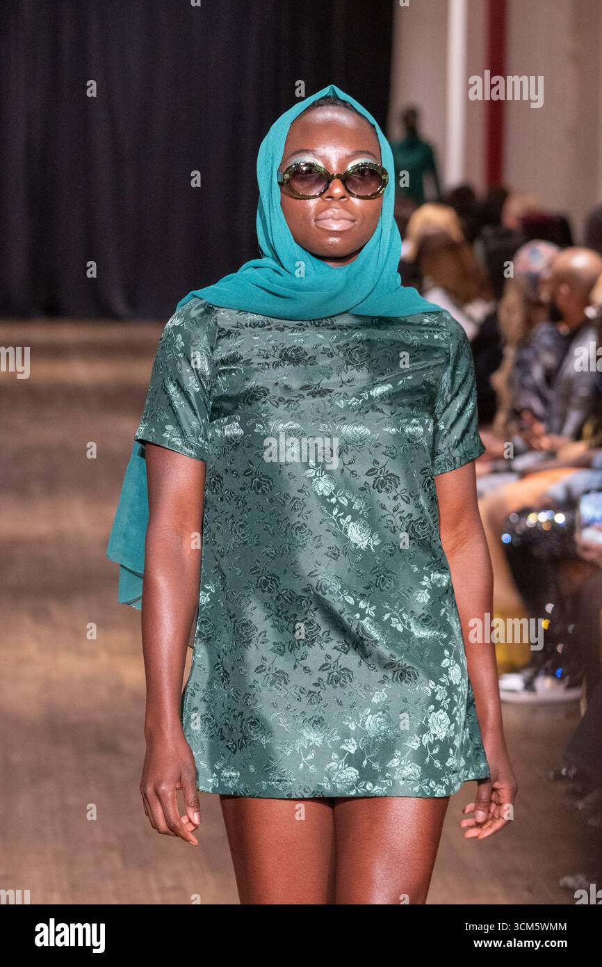 Pavillian Rous Models Walk at the Negris Lebrum SS26 NYFW at Metropolitan Pavillian in ...